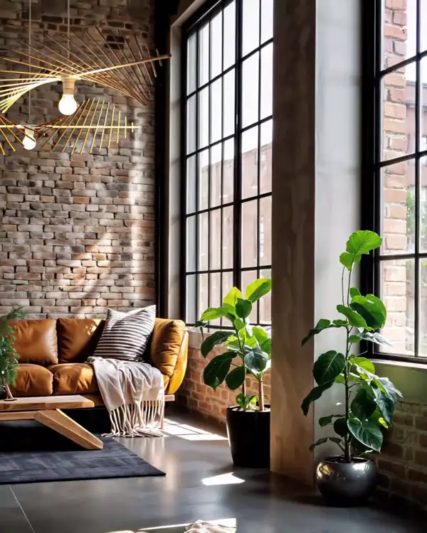 Lampa drewniana wisząca - ANGLEO