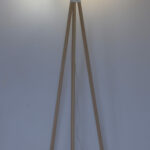 Abażur Shello ze stojakiem drewnianym wys. 140cm