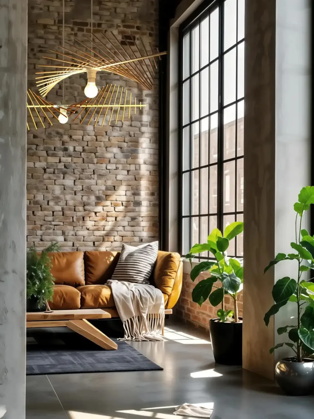 Lampa drewniana wisząca - ANGLEO Lampa drewniana wisząca - ANGLEO