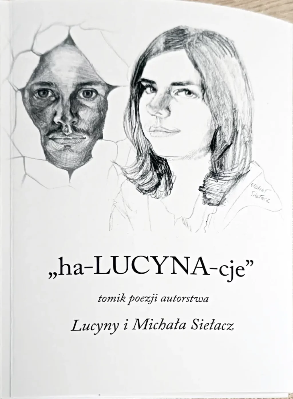 okładka ha-LUCYNA-cje autorstwa Lucyny i Michała Siełacz okładka ha-LUCYNA-cje autorstwa Lucyny i Michała Siełacz