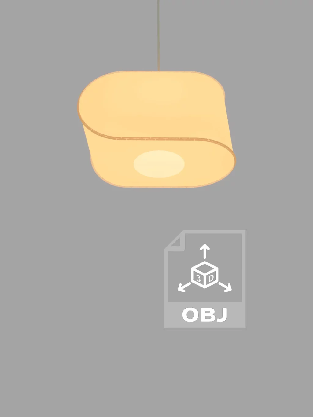 Esturno horizo - model 3d lampy