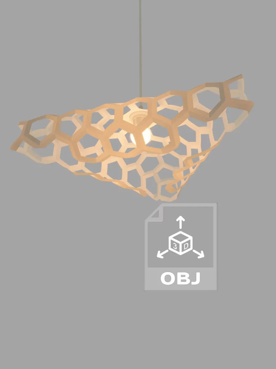 Hexo - model 3d lampy