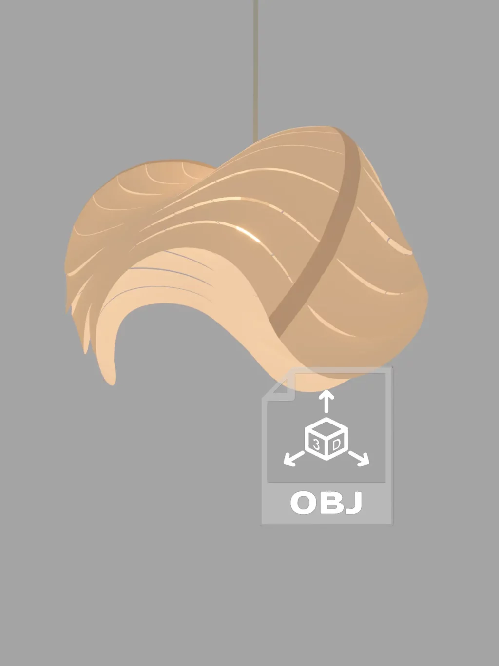 Magnolio - model 3d lampy